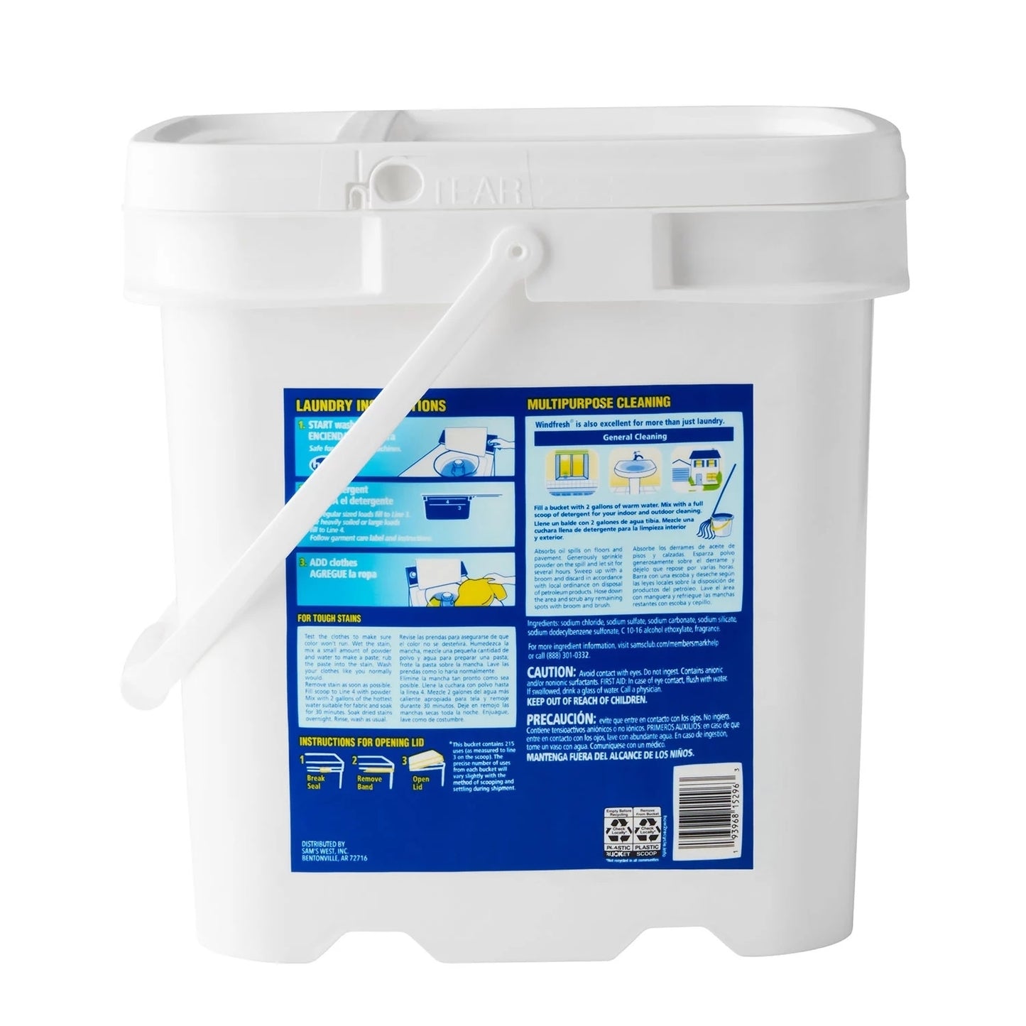 WindFresh Powder Laundry Detergent  Fresh Scent (35 Pounds  215 Loads) - Bellso