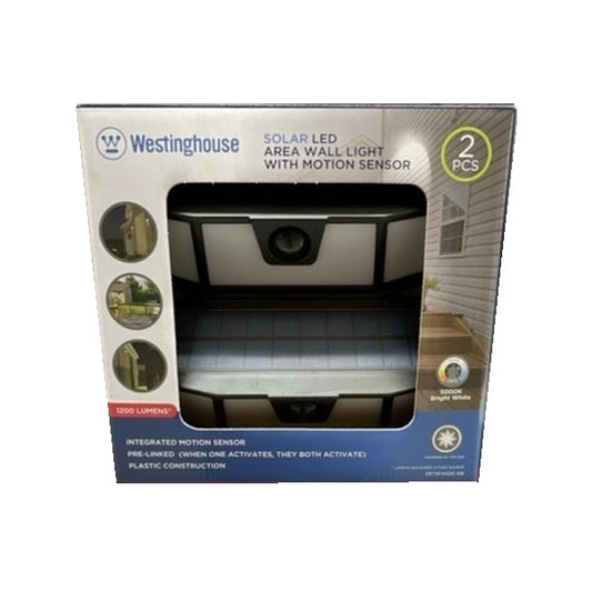 Westinghouse Solar LED Area Wall Light with Motion Sensor (Pack of 2) - Bellso