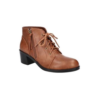 Easy Street Women's Becker Ankle Boots, Tan, 6.5 M - Bellso