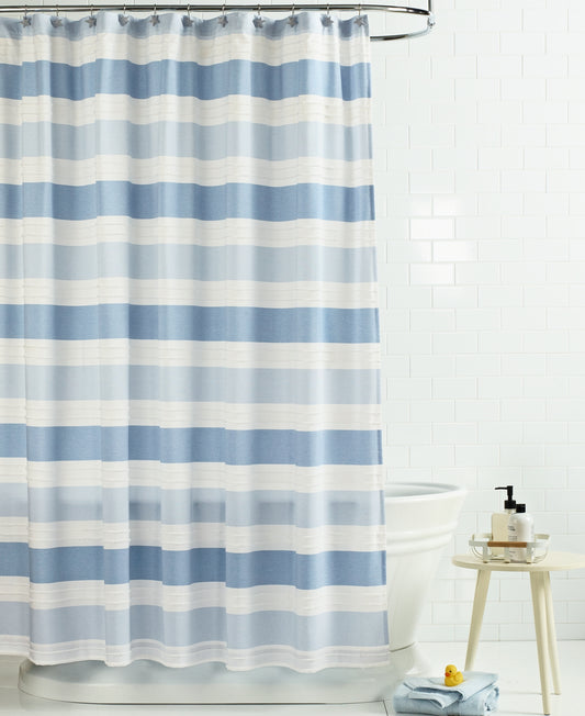 Charter Club Kids Cabana Shower Curtain, 72" X 72", Created for Macy's - Blue - Bellso