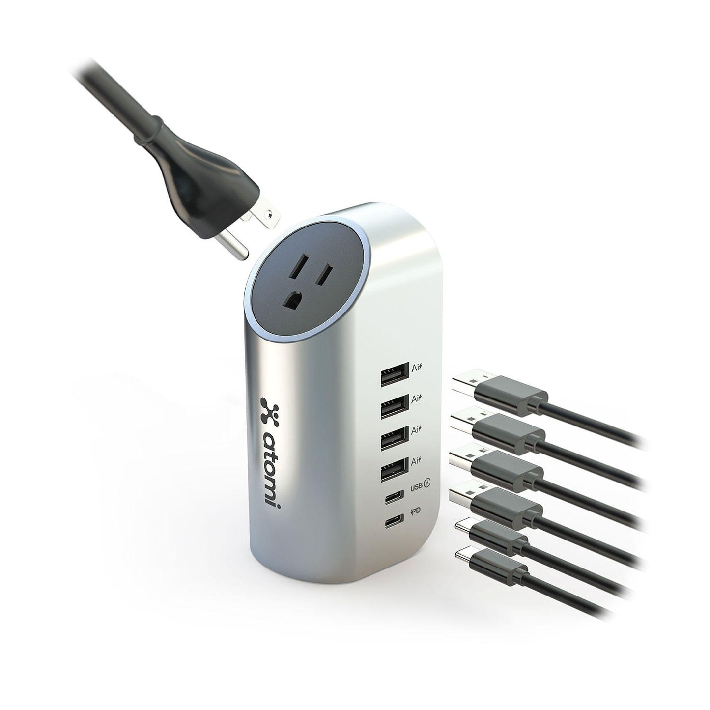 Atomi Mini Portable Charging Tower (2 Pack) - Bellso