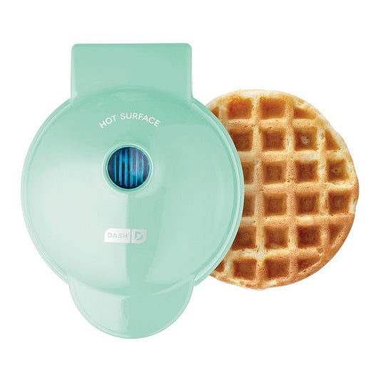 Dash 1 Waffle Aqua Aluminum Waffle Maker - Bellso