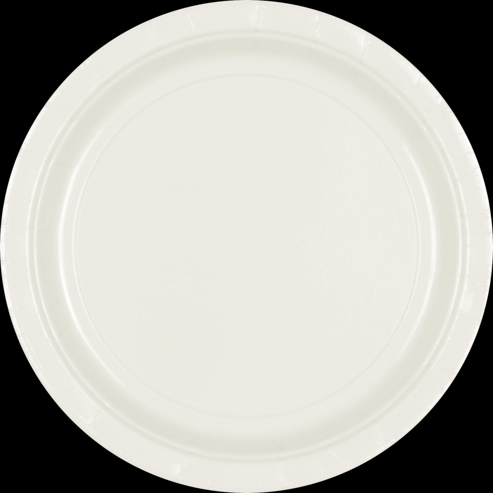 Paper Dessert Plates for Birthday/Dinner Party Blue 20pc - Bellso