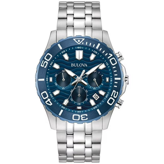 Bulova 98B435 Sport Chronograph Bracelet Watch, 43mm