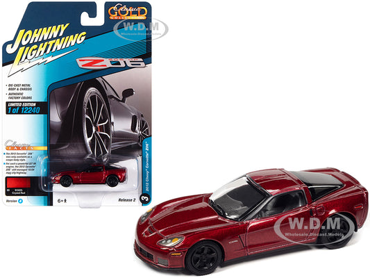 2012 Chevrolet Corvette Z06 Crystal Red Metallic "Classic Gold Collection" Series Limited Edition to 12240 Pieces Worldwide 1/64 Diecast Model Car by - Bellso