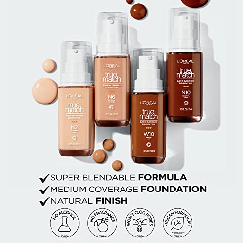 L'Oreal Paris True Match Super Blendable Foundation - W9.5 - 1 Fl Oz - Bellso