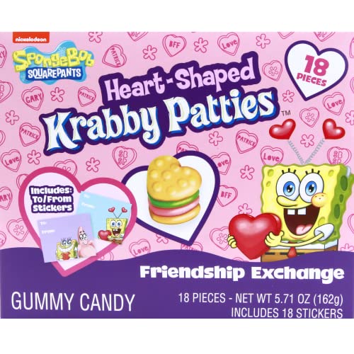 Frankford Krabby Patties Heart Shaped Friendship Exchange Gummy Candy - 5.71 Oz - Bellso