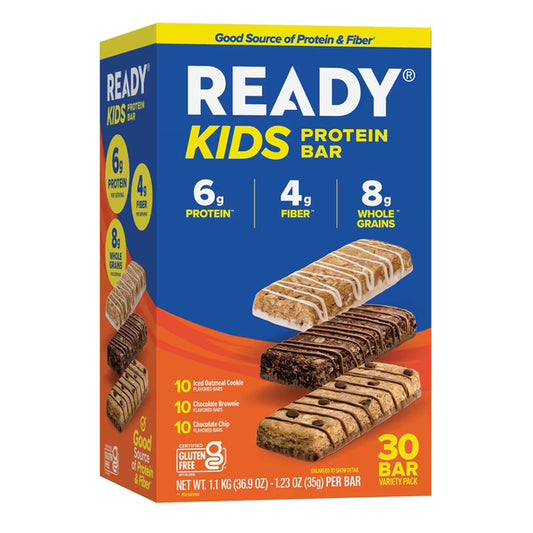 Ready Kids Bar Variety Pack, 1.23 Oz., 30 Ct