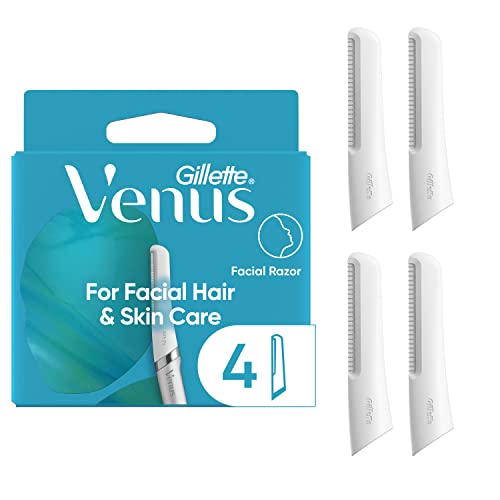 Venus for Facial Hair & Skin Care Exfoliating Dermaplaning Razor Blade Refills - 4ct - Bellso