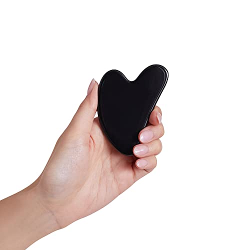 Plum Beauty Obsidian Gua Sha Stone - Bellso