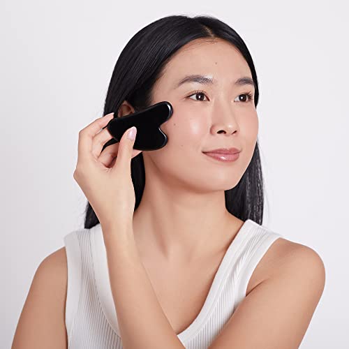 Plum Beauty Obsidian Gua Sha Stone - Bellso