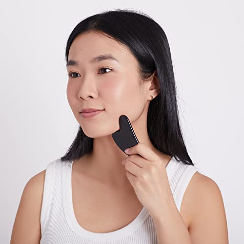 Plum Beauty Obsidian Gua Sha Stone - Bellso
