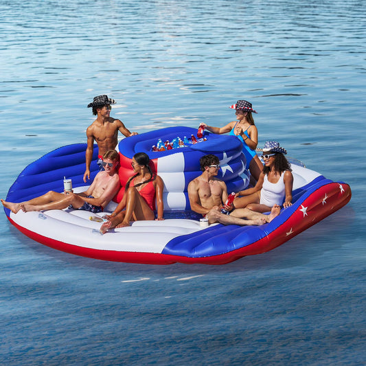 Member's Mark Inflatable Oversized Cowboy Hat Lake Island