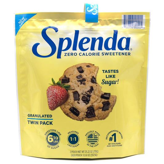 Splenda Granulated Zero Calorie Sweetener Twin Pack