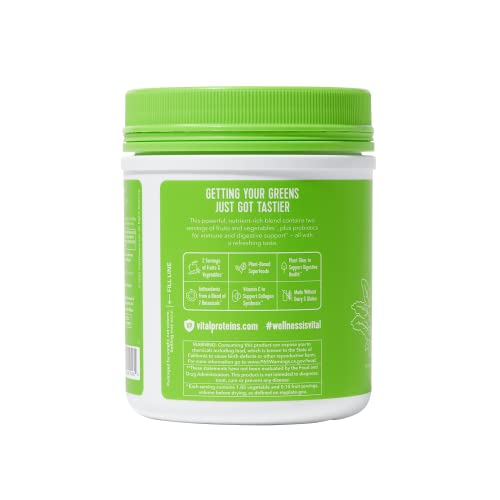Vital Proteins, Daily Greens, Green Apple, 9.3 Oz (265 G)