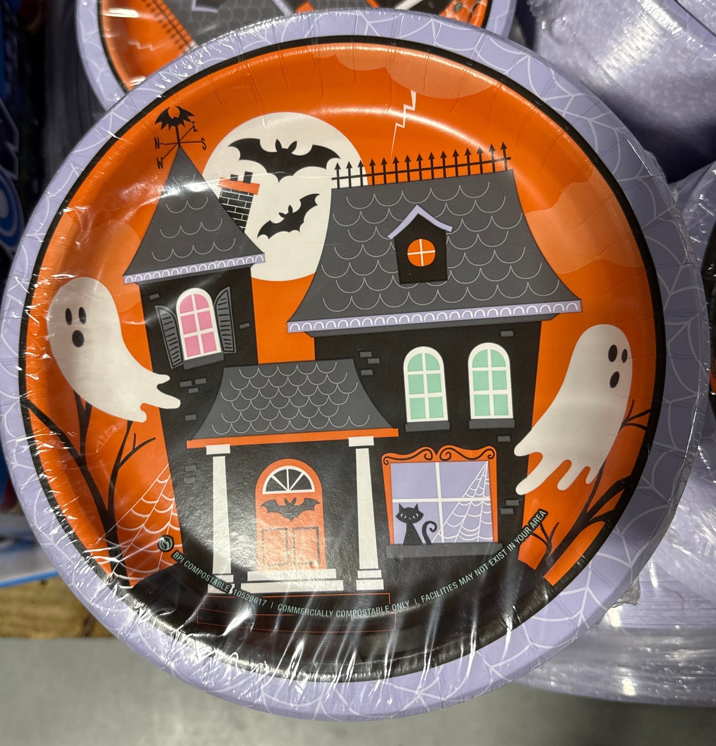 Member's Mark Skull O Rama Dinner Paper Plates, 10" (85 Count)