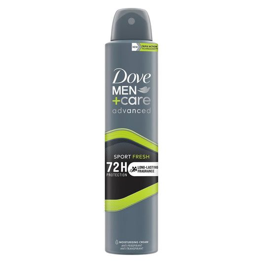 Dove Men + Care Sport Fresh 72H Protection Antiranspirante Aerosol 150 Ml - Bellso