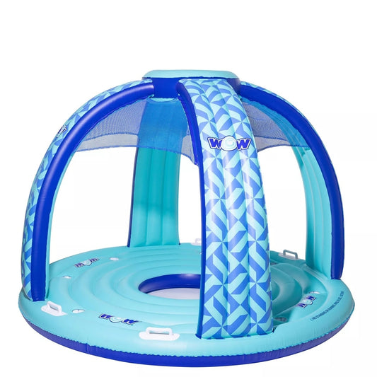 WOW Canopy Island Inflatable Pool Float - Bellso