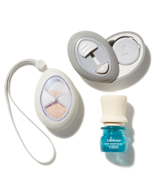 Lifelines Grounding Stones, Motion Fidget Collection Plus Essential Oil Blend - Bellso
