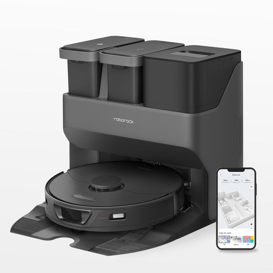 Roborock S7 Max Ultra Robot Vacuum White: Smart Mapping, Self-Emptying, Tangle-Free, Pet Hair, Multi-Surface, App Control - Bellso