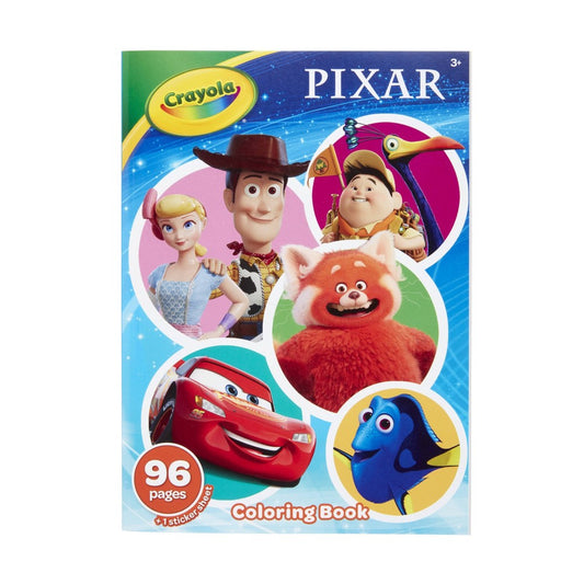 Crayola Disney Pixar Coloring Book: Creative Kids Activity, 96 Pages, Ages 3+, Boys & Girls, 10.75" X 7.75" - Bellso