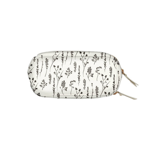 Blue Sky Pencil Pouch  7.75  X 3.5  X 2   Non-Dated  Zipper Closure  Stationery Organizer for Pens  Pencils  and Supplies (Flowers  7.75  X 3.5 )