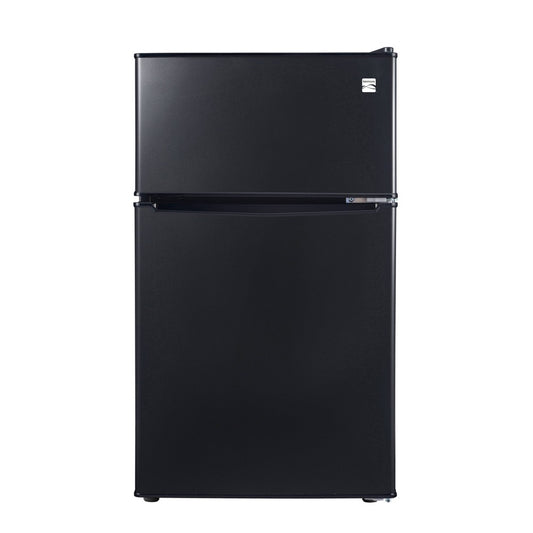 Kenmore 3.1 Cu-ft Refrigerator - Black: Energy Star Certified, Mini Fridge for Dorm, Manual Defrost, Adjustable Shelves - Bellso