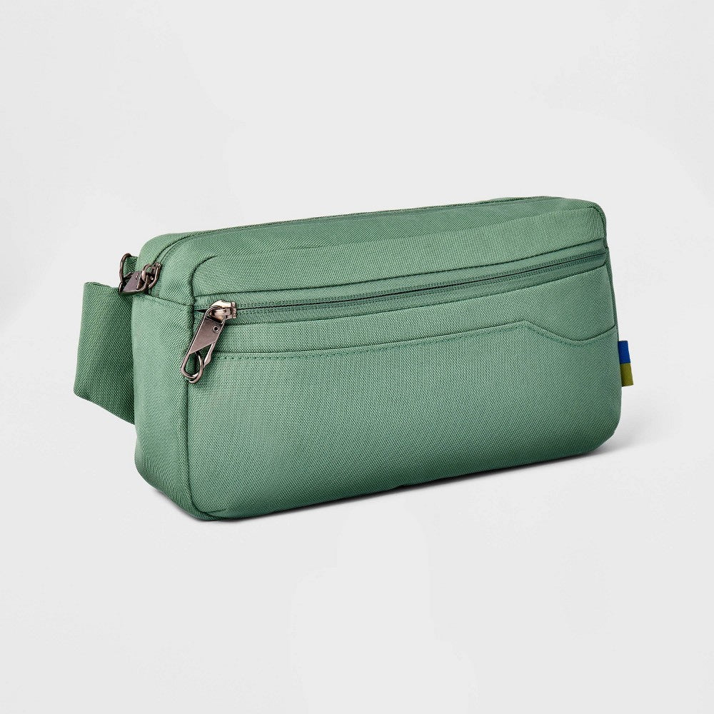 Anti-Theft Travel Hip Pack Bag Dark Ivy - Open Story™ - Bellso