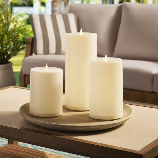 Member's Mark Outdoor Flameless LED Candle, 3-Pack