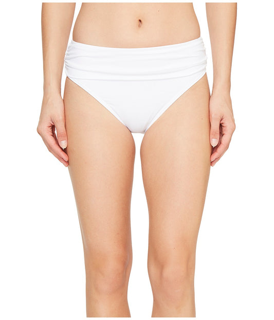 Tommy Bahama Pearl High-Waist Sash Bikini Bottom (White) Women's Swimwear XL/TG - Bellso