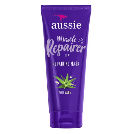 Aussie, Miracle Repairer, Repairing Mask with Aloe , 6.6 Fl Oz (198 Ml) - Bellso