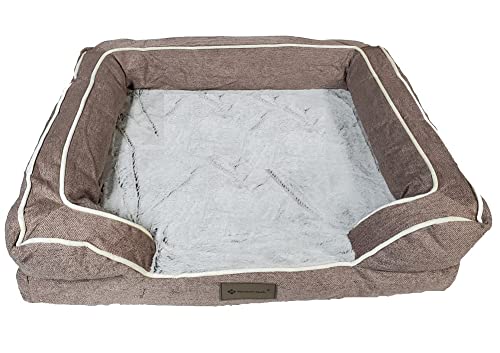 Member's Mark Sofa Pet Bed in Brown 34.5in X 26.5in X 9in - Bellso