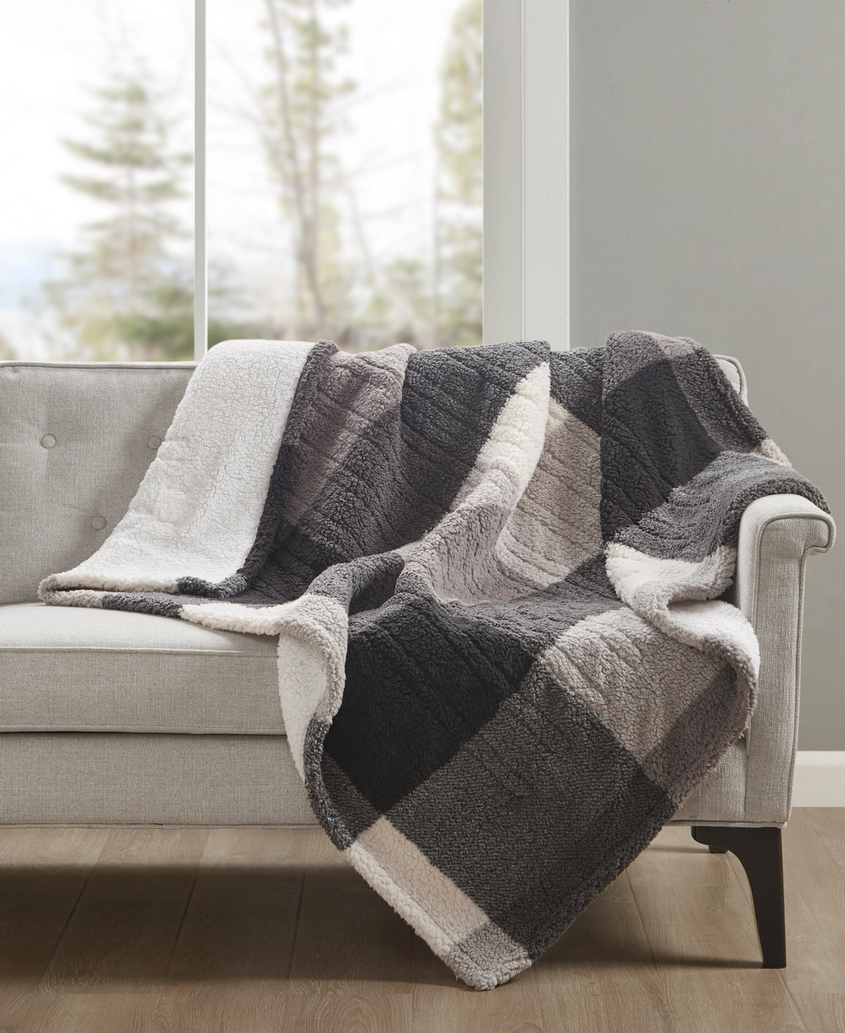 Premier Comfort Heated Sherpa Throw - Black