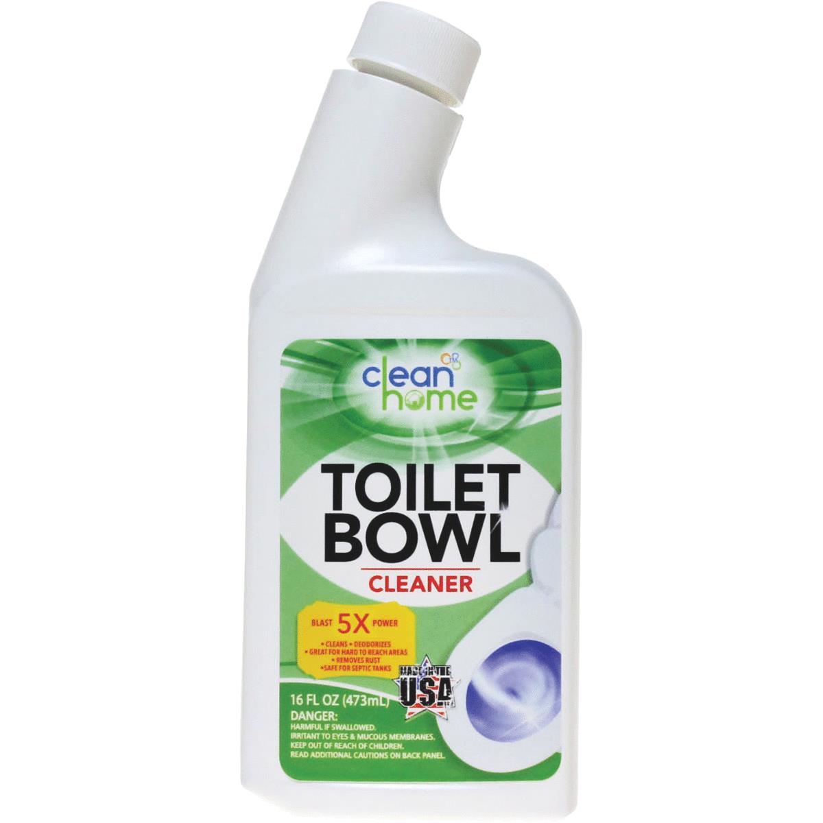 Clean Home 16 Oz Liquid Chlorine Toilet Bowl Cleaner Hs-100284 Pack of 12 - All - Bellso