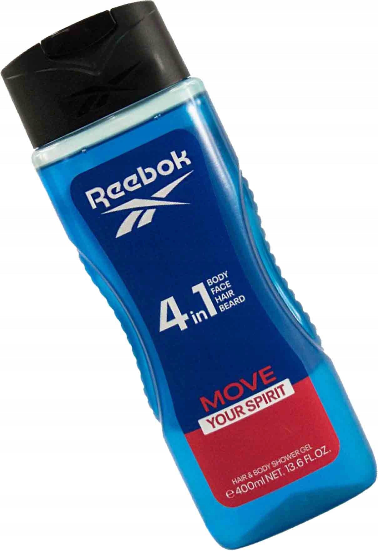 Reebok Shower Gel Move Your Spirit 4-in-1 Hydrating Body Wash 400ml