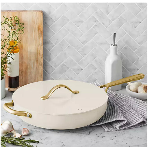 5.5-Quart Modern Ceramic Jumbo Cooker CREAM - Bellso