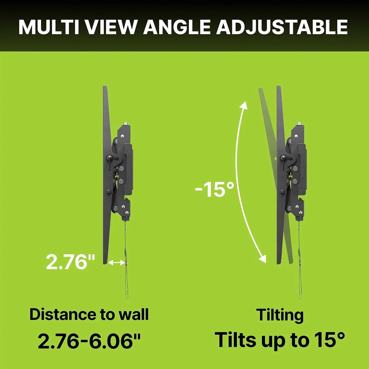 Member's Mark Extending Tilt TV Wall Mount with Levelling Design - Bellso