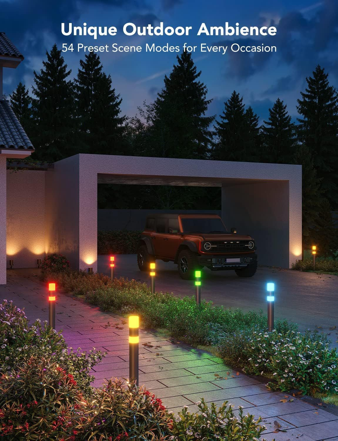 Govee - Path Lights 4 Packs - Multi