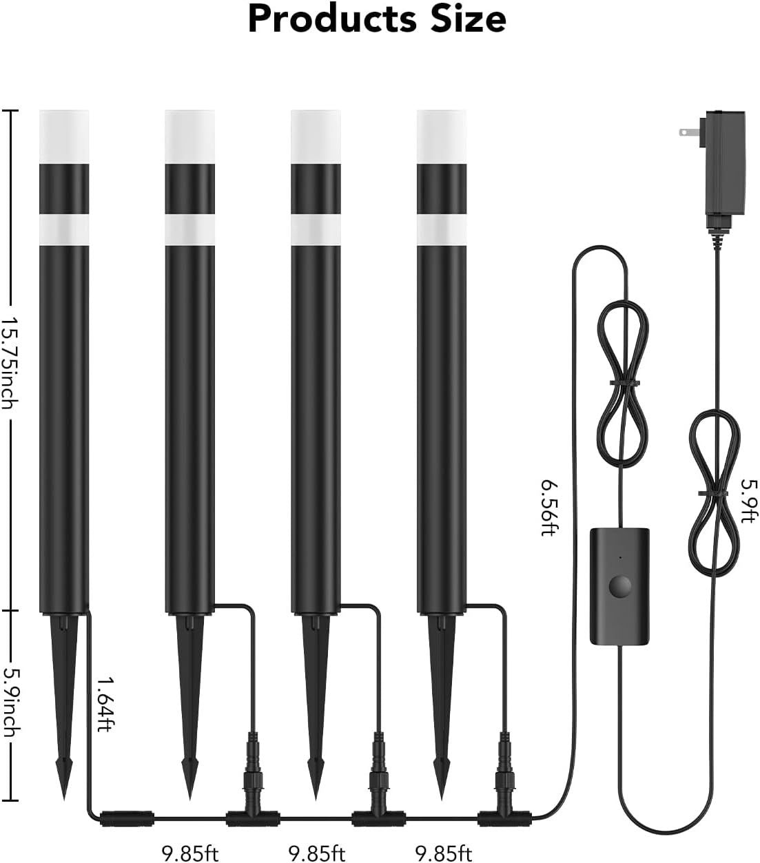 Govee - Path Lights 4 Packs - Multi