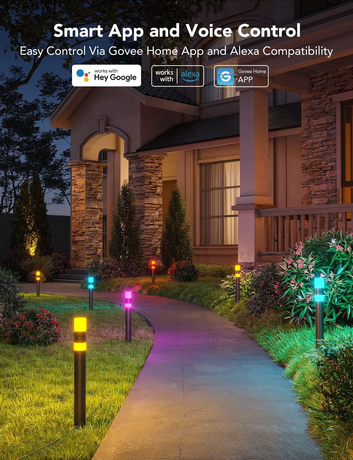 Govee - Path Lights 4 Packs - Multi