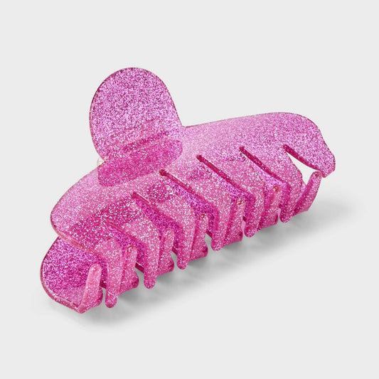 Glitter Claw Hair Clip - a New Day™ Fuchsia - Bellso