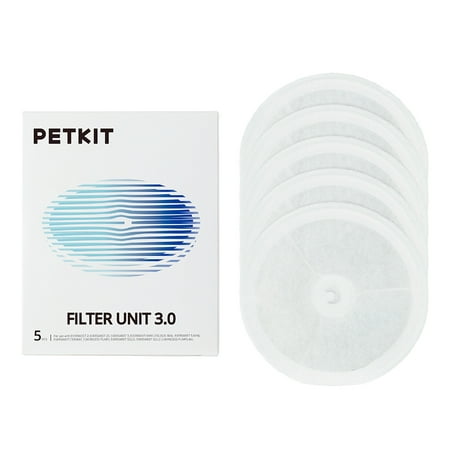 PETKIT Filter Unit for Smart Pet Drinking Fountain 3-pk., White