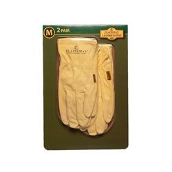 Plainsman Leather Gloves - 2 Pair - Medium - Bellso