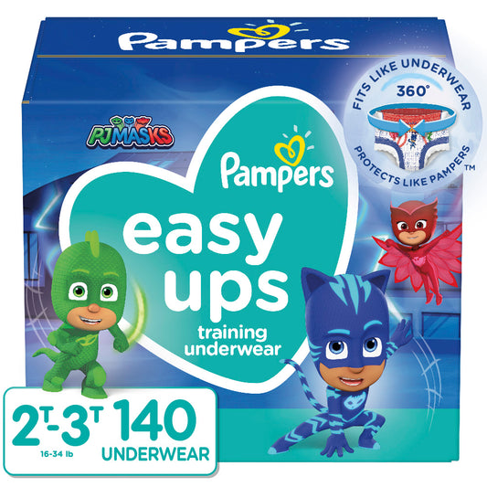 Pampers Easy Ups Bluey Training Pants Toddler Boys Size 2T/3T 140 Count (Select for More Options) - Bellso