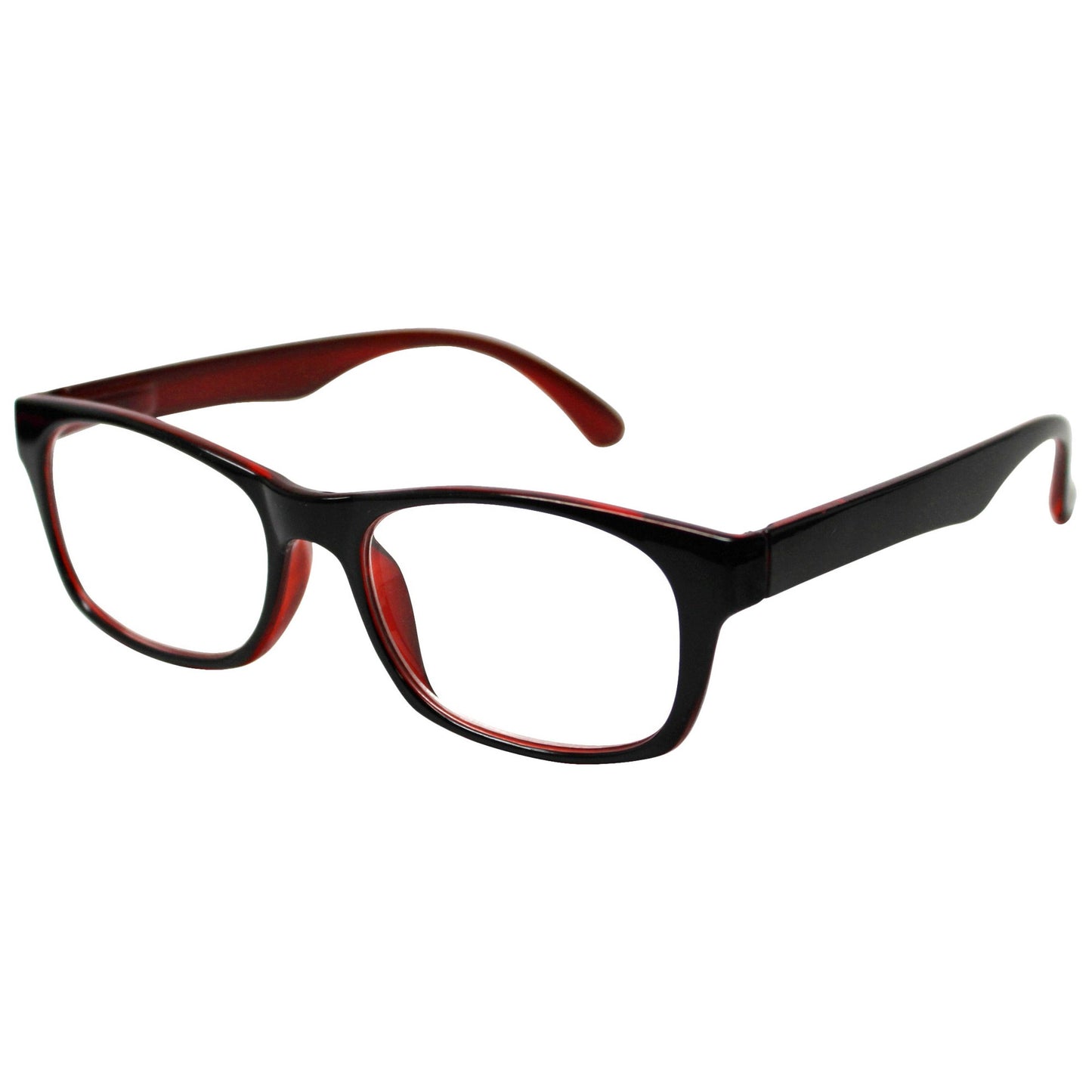 ICU Eyewear Wink Glendale Black Red Reading Glasses +2.50 - Bellso
