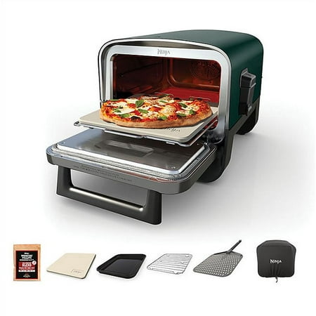Ninja Woodfire 8-in-1 Outdoor Smoker Pizza Oven with 5 Pizza Settings - Bellso