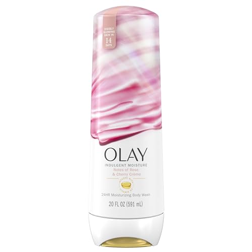 Olay Indulgent Moisture Women S Body Wash Notes of Rose and Cherry for All Skin Types 20 Fl Oz - Bellso