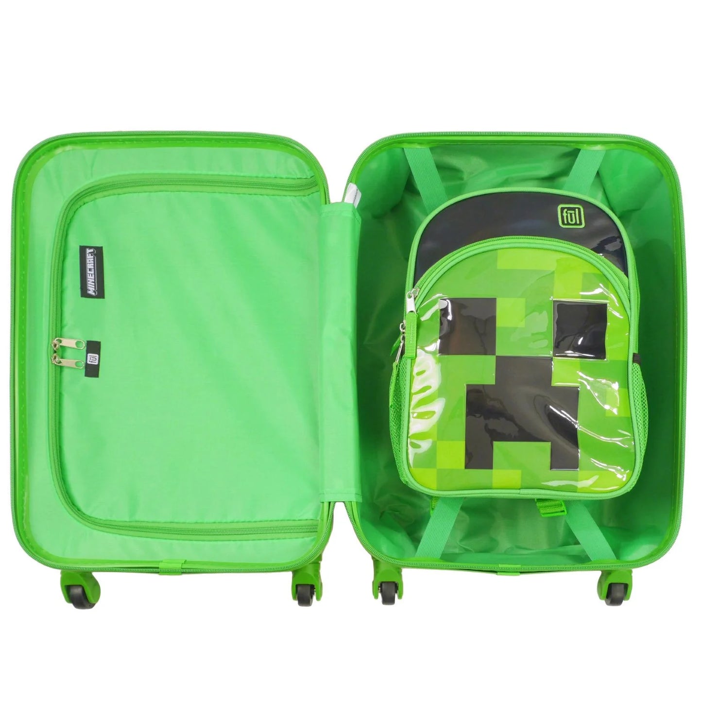 Kids Licensed 2-Piece Luggage Set Minecraft - Bellso