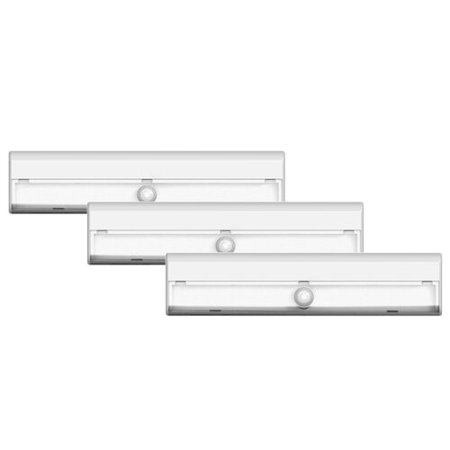 LED Stair Lights | 3 Pack | Motion Sensor | Stick-on | Lights for Steps or Closet | Battery | Adhesive Tape + Screws Included (by Brilliant Evolution) - Bellso