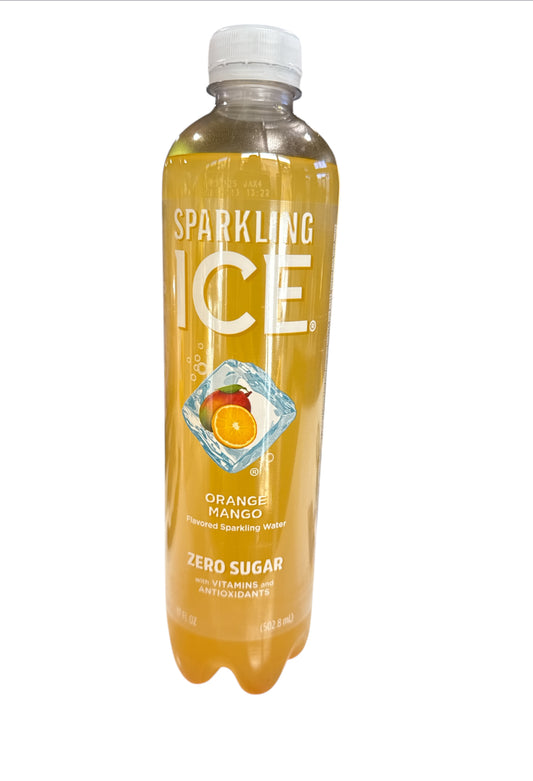 Sparkling Ice Orange Mango Zero Sugar Water 17oz Bottle - Bellso